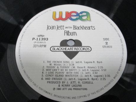 Joan Jett And The Blackhearts Album Japan Orig. LP OBI