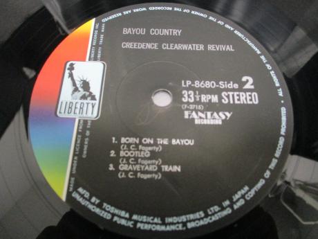 CCR Creedence Clearwater Revival Bayou Country Japan Orig. LP OBI DIF COVER