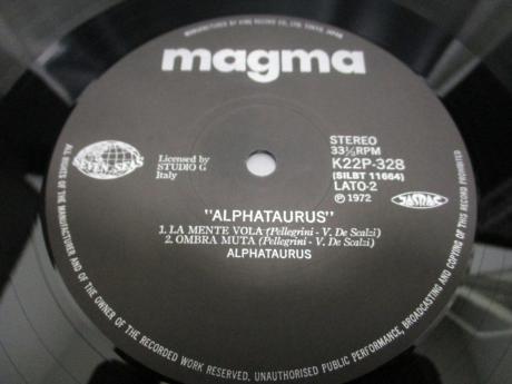 Alphataurus 1st Same Title Japan Orig. LP OBI