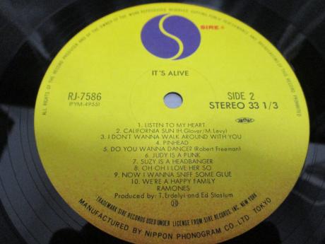 Ramones It’s Alive Japan Orig. LP DIF COVER INSERT