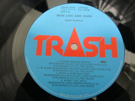 Deep Purple New Live and Rare Japan ONLY LP INSERT