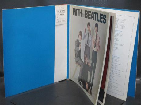 Beatles With the Japan Tour Only Apple 1st Press LP OBI DIF RED WAX