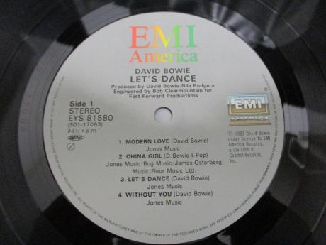 David Bowie Let's Dance Japan Orig. LP OBI INSERT