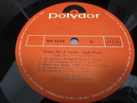 Cream Jack Bruce Songs For a Tailor Japan Orig. LP OBI G/F DIF
