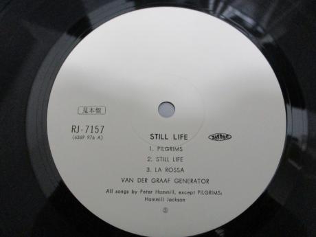 Van Der Graaf Generator Still Life Japan Orig. PROMO LP OBI WHITE LABEL