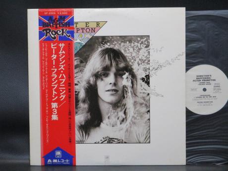 Peter Frampton Somethin's Happening Japan Orig. PROMO LP OBI WHITE LABEL