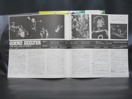 Rolling Stones Gimme Shelter Japan Rare LP RED OBI DIF COVER