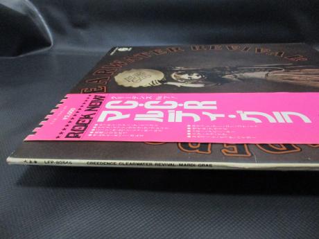 CCR Creedence Clearwater Revival Mardi Gras Japan Orig. LP OBI RED WAX