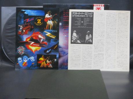 ZZ TOP Afterburner Japan Orig. LP OBI RARE STICKER SHEET