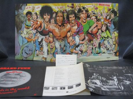 Grand Funk Railroad All the Girls in the World Beware Japan Orig. PROMO LP OBI WHITE LABEL