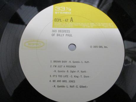 Billy Paul 360 Degrees Of Japan Orig. LP CAP OBI SHRINK