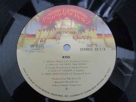 Kiss Destroyer Japan Rare LP OBI INSERT