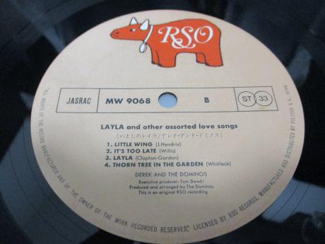 Derek and Dominos Layla Japan Rare 2LP PINK OBI