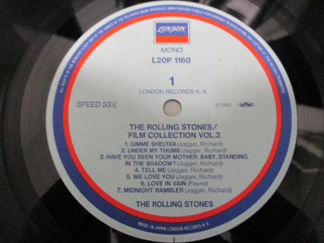 Rolling Stones Film Collection Vol.2 1971~1983 Japan ONLY LP OBI