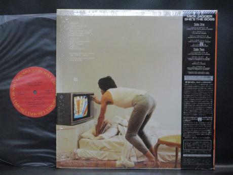 Rolling Stones Mick Jagger She's The Boss Japan Orig. LP OBI SHRINK
