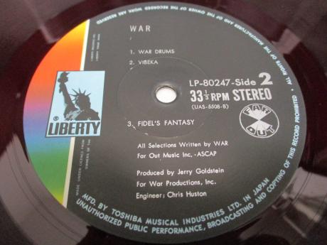 Eric Burdon War 1st Same Title Japan Orig. LP OBI RED WAX