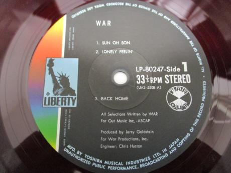 Eric Burdon War 1st Same Title Japan Orig. LP OBI RED WAX