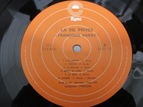 Françoise Hardy La Vie Privée Japan Orig. LP OBI