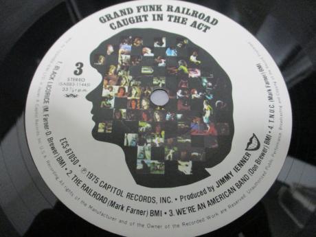 Grand Funk Railroad Caught in the Act Japan Orig. 2LP OBI