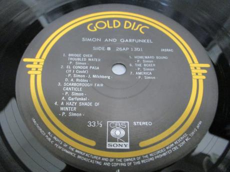 Simon & Garfunkel Gold Disc Japan ONLY LP OBI INSERT