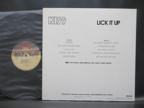 Kiss Lick it Up Japan Orig. LP BIG OBI + INSERT