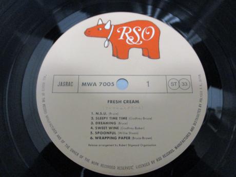 Cream Fresh Cream Japan Rare LP YELLOW OBI