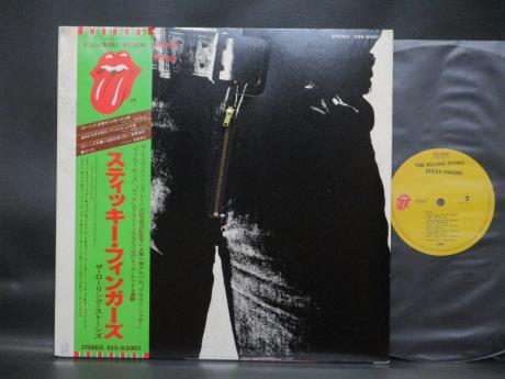 Rolling Stones Sticky Fingers Japan EMI LP OBI ZIPPER COVER