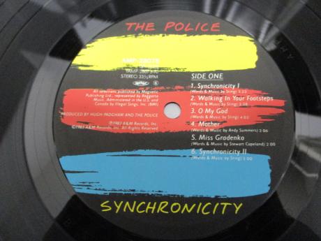 Police Synchronicity Japan Orig. LP OBI INSERT