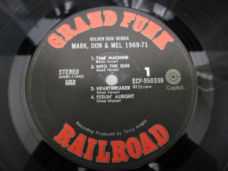 Grand Funk Railroad Golden Disk Mark Don & Mel 1969 - 1971 Japan Orig. 2LP OBI BIG POSTER