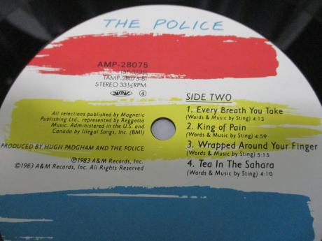 Police Synchronicity Japan Orig. LP OBI INSERT