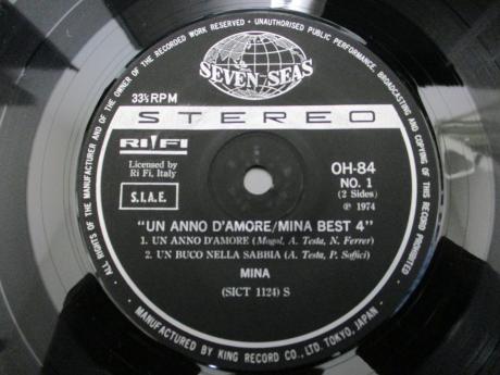 MINA BEST 4 Un Anno D’amore Japan ONLY 4 Track EP ENVELOPE PS
