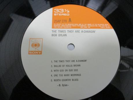 Bob Dylan Times They Are A-Changin’ Japan Rare LP OBI BOOKLET
