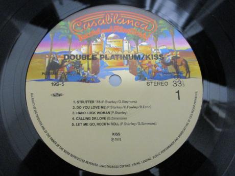 Kiss Double Platinum Japan Rare 2LP YELLOW OBI