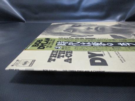 Bob Dylan Times They Are A-Changin’ Japan Rare LP OBI BOOKLET