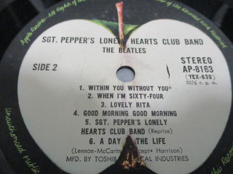 Beatles Sgt. Pepper’s Lonely Hearts Club Band Japan Forever ED LP GREEN OBI
