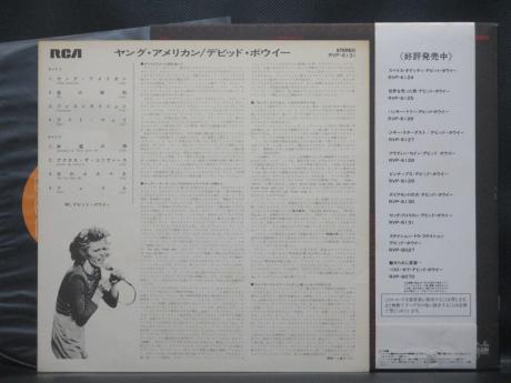 David Bowie Young American Japan Early Press LP PINK OBI