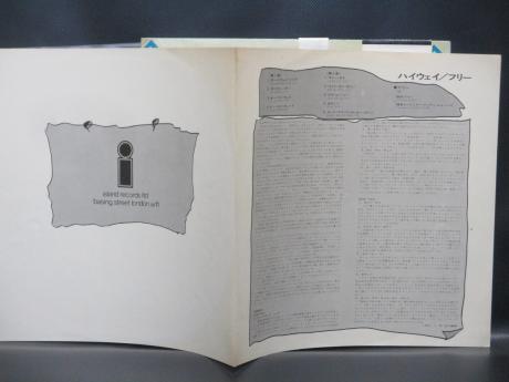 Free Highway Japan Early Press LP 2OBI INSERT