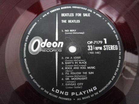 Beatles For Sale Japan Early Press LP G/F ODEON RED WAX
