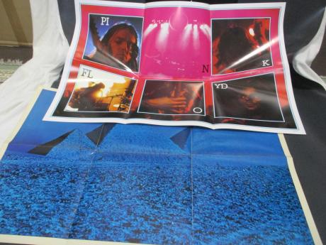 Pink Floyd Dark Side of the Moon Japan EMI LP 2POSTERS