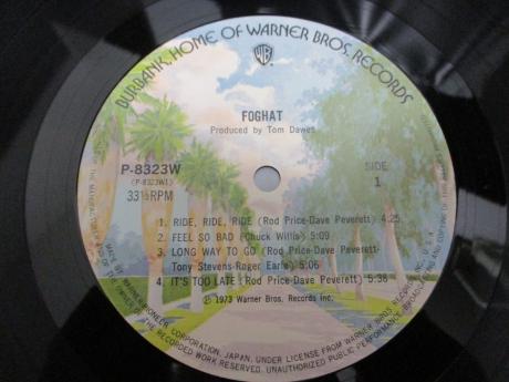 Foghat 2nd Same Title Japan Orig. LP OBI