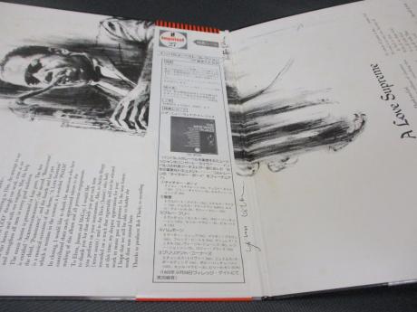 John Coltrane A Love Supreme Japan Rare LP OBI DISCOGRAPHY