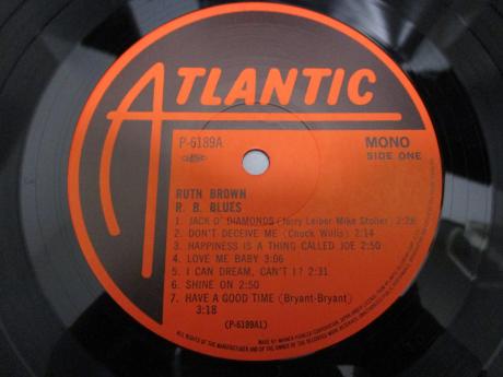 Ruth Brown R. B. Blues Japan ONLY LP OBI