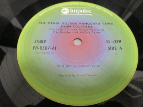 John Coltrane The Other Village Vanguard Tapes Japan Orig. 2LP OBI BIG POSTER