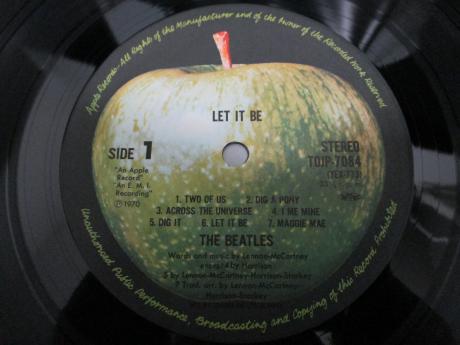 Beatles Let It Be Japan 30th Anniv LTD LP OBI