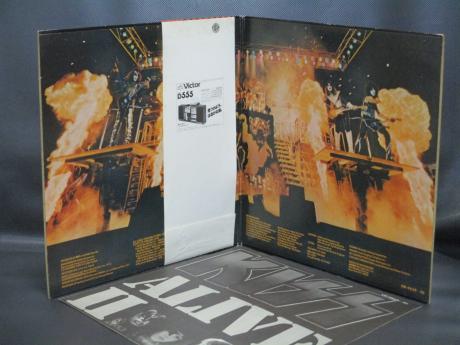 Kiss Alive II Japan Orig. 2LP OBI TATTOO SHEET