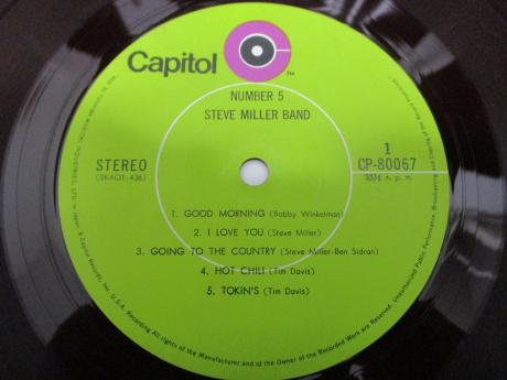 Steve Miller Band Number 5 Japan Orig. LP RED WAX