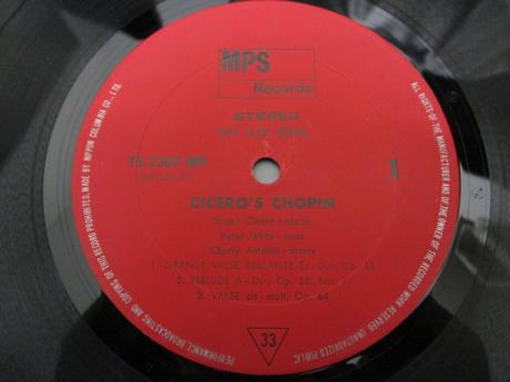 Eugen Cicero Cicero's Chopin Japan Orig. LP OBI G/F DIF