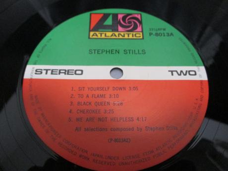 Stephen Stills 1st Same Title Japan Early Press LP OBI