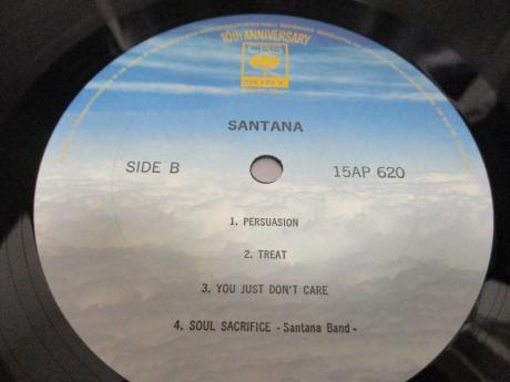 Santana 1st Same Title Japan LTD LP RED OBI