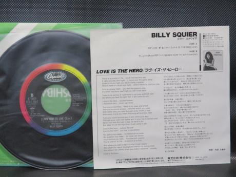 Billy Squier Love is the Hero Japan Orig. 7" PS